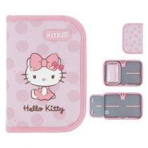Шкільний пенал Kite з 1 відділенням, дизайн Hello Kitty без наповнення