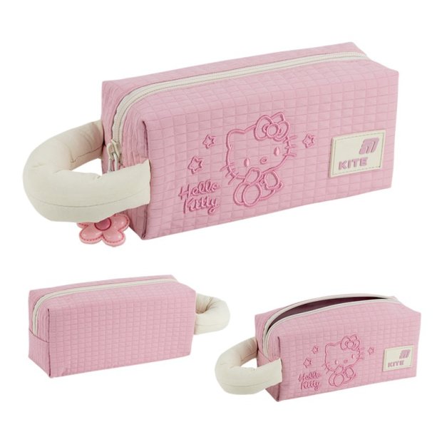 Шкільний пенал Kite Hello Kitty, рожево-жовтий