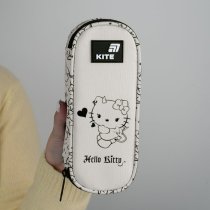 Шкільний пенал Kite Hello Kitty, каркасний, білий з принтом