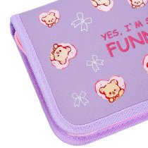 Каркасний пенал-книжка Yes Bear Rules, одинарний з відкидною планки