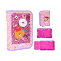 Пенал твердий Yes одинарний з клапаном Line Friends Always Together