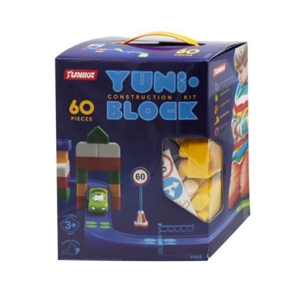 Конструктор детский Yuni-Block 60 деталей KM71412U