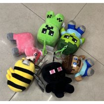 Мягкая игрушка-брелок Майнкрафт, высота 10 см, 6 видов в миксе