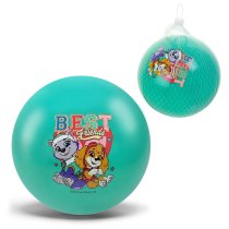 Мяч резиновый Paw Patrol, размер 6 дюймов, вес 50 грамм, цвет голубой