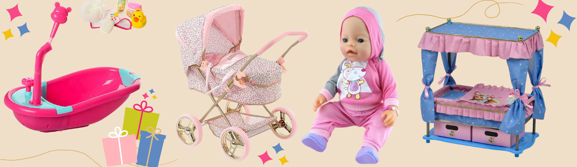 Новогодний Комплект Игрушек Для Девочек Style Baby Новогодний Комплект Игрушек Для Девочек Style Baby